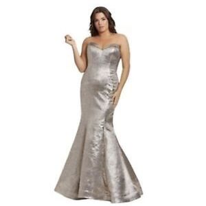 Silver Mac Duggal Gown